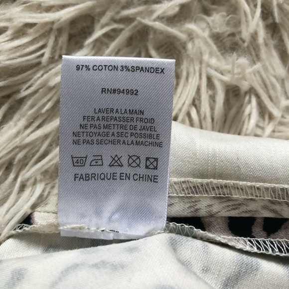 Emilio Pepe Animal Print Italian Pencil Skirt Size 10 - Picture 7 of 8